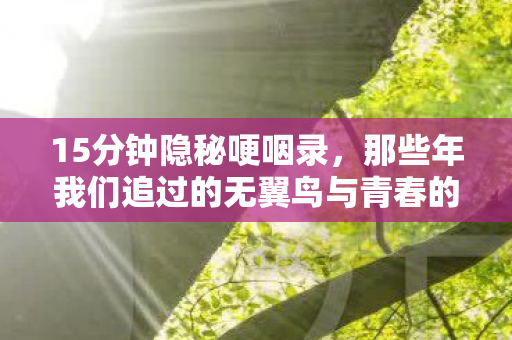 那些年我们追过的无翼鸟与青春的荒腔走板图片
