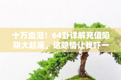 64卦详解充值陷阱大起底图片