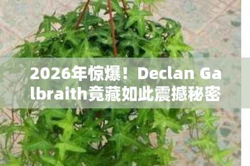 Declan Galbraith竟藏如此震撼秘密图片