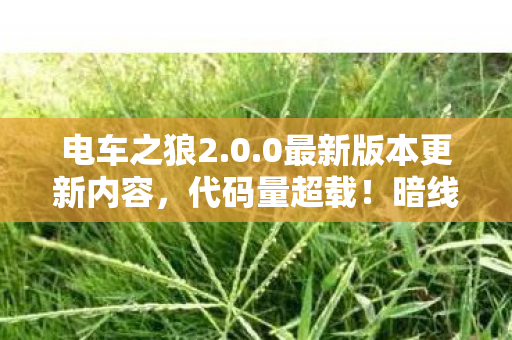 电车之狼2的轨道竟让人头皮发麻图片