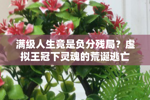 虚拟王冠下灵魂的荒诞逃亡图片
