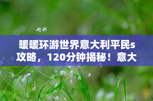 暖暖环游世界意大利平民s攻略图片