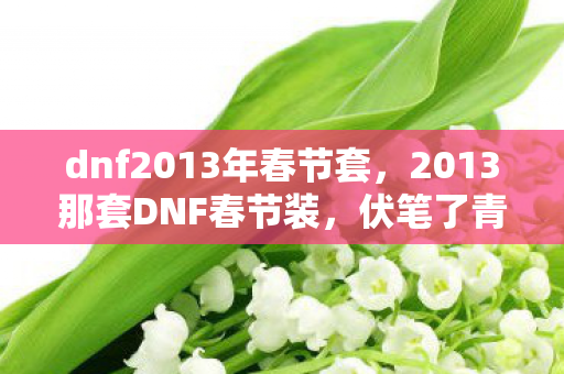 2013那套DNF春节装图片