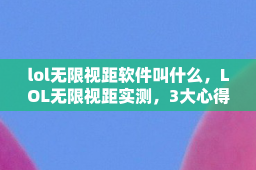 lol无限视距软件叫什么图片