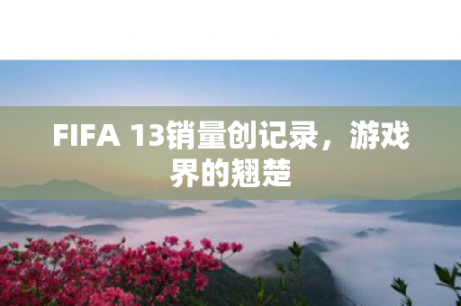 FIFA 13销量创记录,游戏界的翘楚 FIFA 13销量创记录,游戏界的翘楚