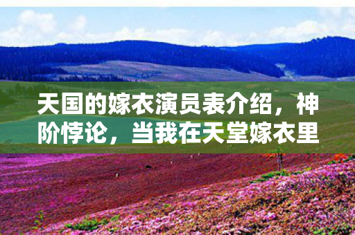 当我在天堂嫁衣里杀死自己时图片