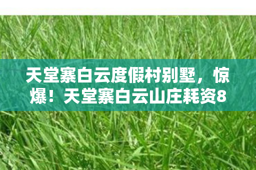 天堂寨白云山庄耗资800万玩法被砍图片