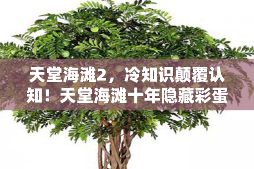 天堂海滩十年隐藏彩蛋图片