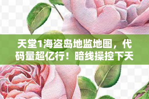 天堂1海盗岛地监地图,代码量超亿行!暗线操控下天堂岛2海盗岛让玩家头皮发麻 天堂1海盗岛地监地图,代码量超亿行!暗线操控下天堂岛2海盗岛让玩家头皮发麻
