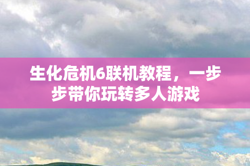 生化危机6联机教程,一步步带你玩转多人游戏 生化危机6联机教程,一步步带你玩转多人游戏