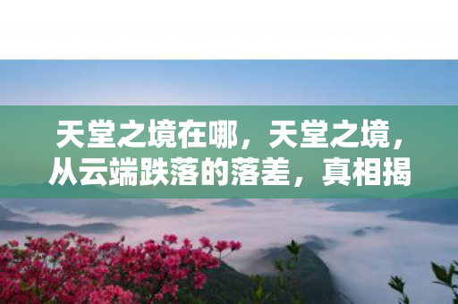 从云端跌落的落差图片