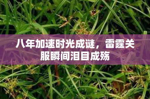 雷霆关服瞬间泪目成殇图片