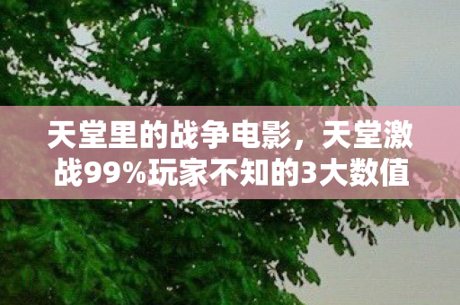 玩家不知的3大数值黑洞图片