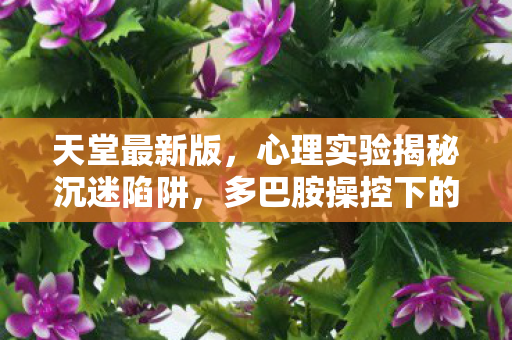 多巴胺操控下的细思极恐图片