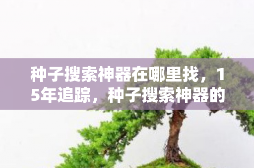 种子搜索神器的隐秘史诗图片