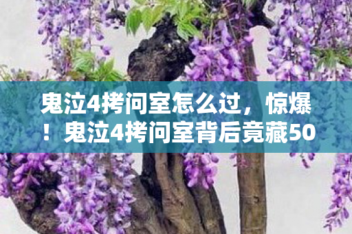鬼泣4拷问室背后竟藏500万隐情图片