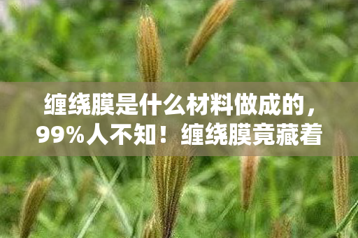 缠绕膜是什么材料做成的图片