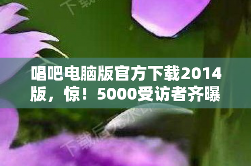 唱吧电脑版官方下载2014版图片