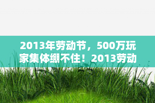 2013劳动礼包暗藏惊天疑点图片