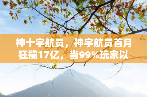神宇航员首月狂揽17亿图片