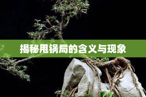 揭秘甩锅局的含义与现象 揭秘甩锅局的含义与现象