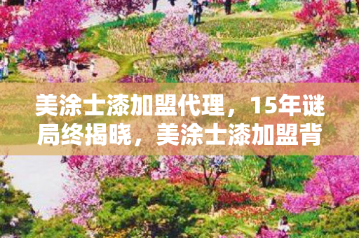 美涂士漆加盟背后的游戏史诗图片