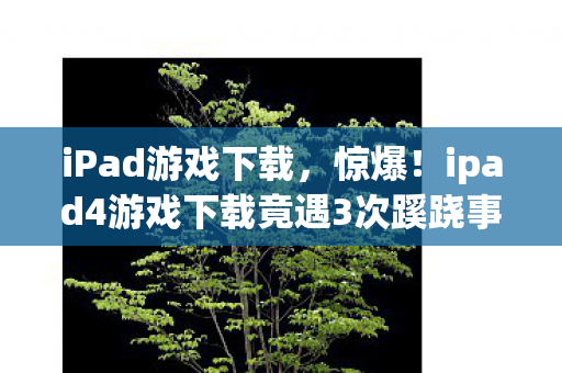 ipad4游戏下载竟遇3次蹊跷事件图片
