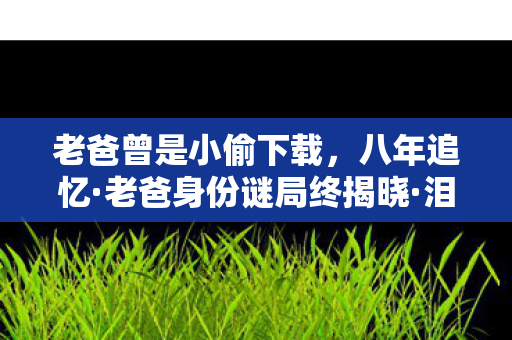 老爸身份谜局终揭晓图片