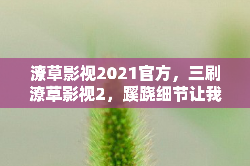 潦草影视2021官方图片