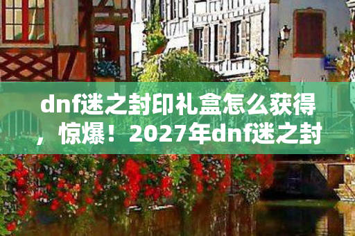 2027年dnf迷之封印礼盒图片