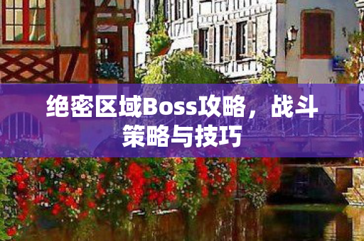 绝密区域Boss攻略,战斗策略与技巧 绝密区域Boss攻略,战斗策略与技巧