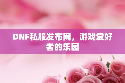 DNF私服发布网,游戏爱好者的乐园 DNF私服发布网,游戏爱好者的乐园