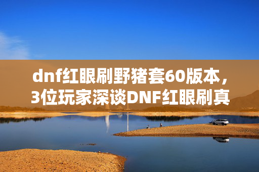 dnf红眼刷野猪套60版本，3位玩家深谈DNF红眼刷真野猪，疑点重重，老炮我当场绷不住！