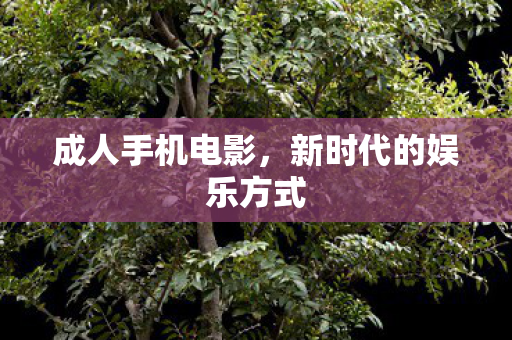 成人手机电影,新时代的娱乐方式 成人手机电影,新时代的娱乐方式