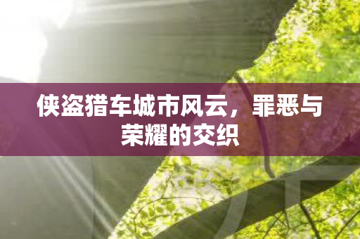 侠盗猎车城市风云,罪恶与荣耀的交织 侠盗猎车城市风云,罪恶与荣耀的交织
