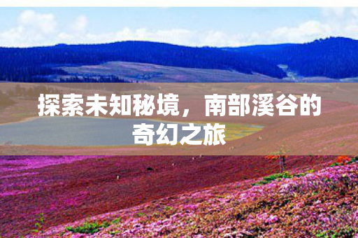 探索未知秘境,南部溪谷的奇幻之旅 探索未知秘境,南部溪谷的奇幻之旅