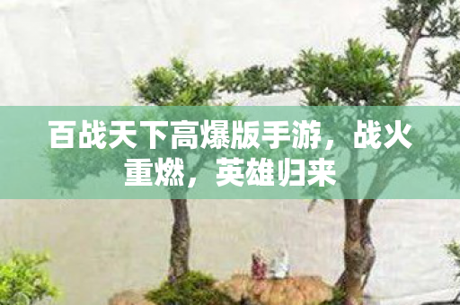 百战天下高爆版手游,战火重燃,英雄归来 百战天下高爆版手游,战火重燃,英雄归来