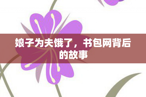 娘子为夫饿了,书包网背后的故事 娘子为夫饿了,书包网背后的故事