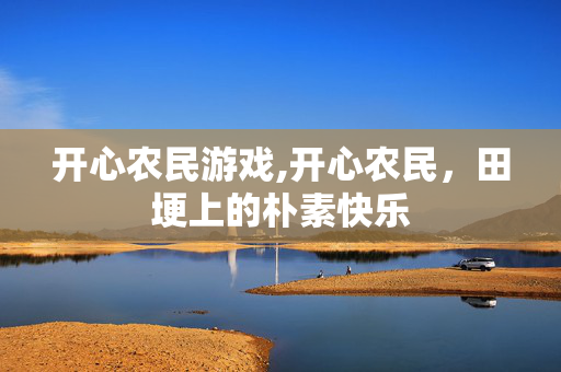 开心农民游戏,开心农民,田埂上的朴素快乐 开心农民游戏,开心农民,田埂上的朴素快乐