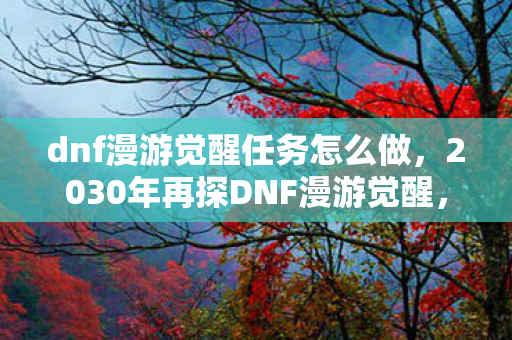 dnf漫游觉醒任务怎么做,2030年再探DNF漫游觉醒,十年磨一剑,觉醒背后藏着什么惊天秘密? dnf漫游觉醒任务怎么做,2030年再探DNF漫游觉醒,十年磨一剑,觉醒背后藏着什么惊天秘密?