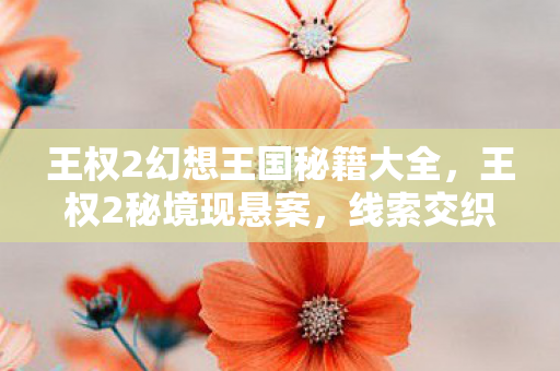 王权2幻想王国秘籍大全,王权2秘境现悬案,线索交织成谜,毛骨悚然真相待揭! 王权2幻想王国秘籍大全,王权2秘境现悬案,线索交织成谜,毛骨悚然真相待揭!