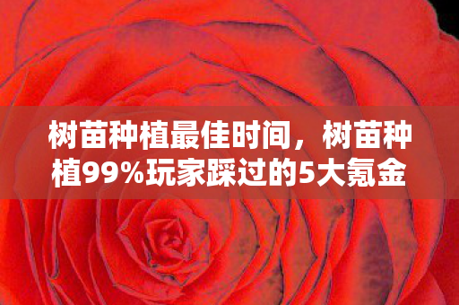 树苗种植最佳时间,树苗种植99%玩家踩过的5大氪金猫腻,这破玩法真让人上头到想摔手机! 树苗种植最佳时间,树苗种植99%玩家踩过的5大氪金猫腻,这破玩法真让人上头到想摔手机!