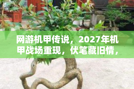 网游机甲传说，2027年机甲战场重现，伏笔藏旧情，鼻子一酸忆往昔