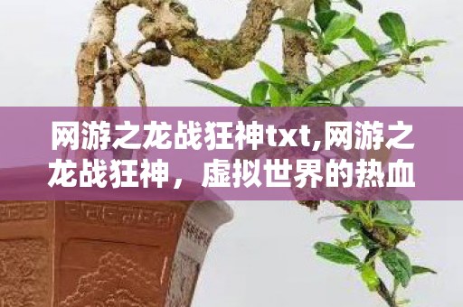 网游之龙战狂神txt,网游之龙战狂神，虚拟世界的热血与荣光