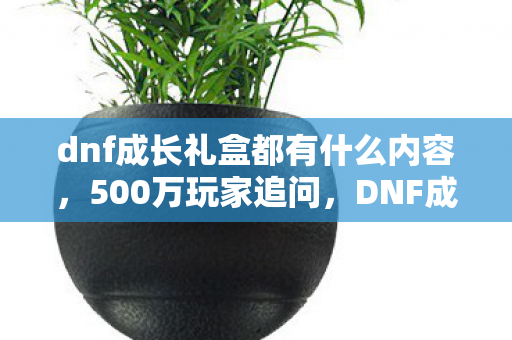 dnf成长礼盒都有什么内容,500万玩家追问,DNF成长礼盒藏啥玄机?策划这波操作让人绷不住! dnf成长礼盒都有什么内容,500万玩家追问,DNF成长礼盒藏啥玄机?策划这波操作让人绷不住!