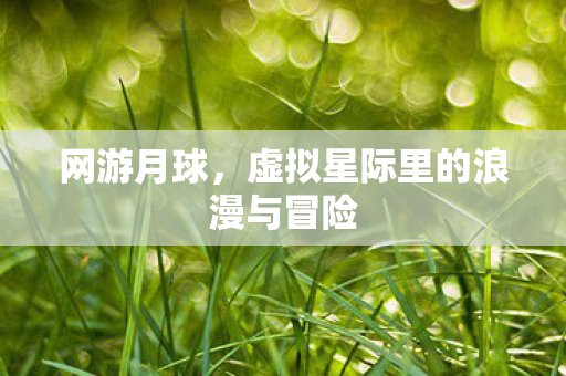 网游月球,虚拟星际里的浪漫与冒险 网游月球,虚拟星际里的浪漫与冒险