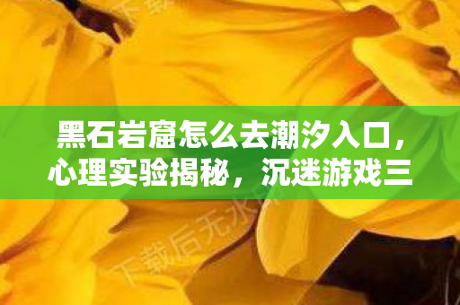 黑石岩窟怎么去潮汐入口,心理实验揭秘,沉迷游戏三年,细思极恐的再来一局骗局 黑石岩窟怎么去潮汐入口,心理实验揭秘,沉迷游戏三年,细思极恐的再来一局骗局