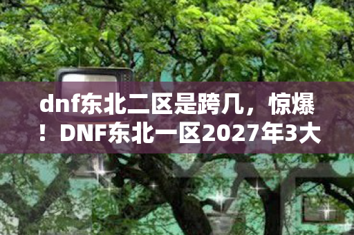 dnf东北二区是跨几，惊爆！DNF东北一区2027年3大变革，99%玩家不知的逆袭心得！