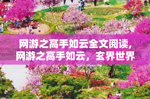 网游之高手如云全文阅读,网游之高手如云,玄界世界里的热血交锋 网游之高手如云全文阅读,网游之高手如云,玄界世界里的热血交锋