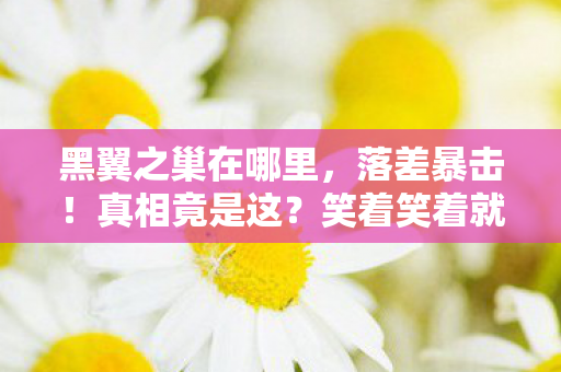黑翼之巢在哪里,落差暴击!真相竟是这?笑着笑着就哭了,黑翼之巢的家在哪? 黑翼之巢在哪里,落差暴击!真相竟是这?笑着笑着就哭了,黑翼之巢的家在哪?